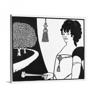 Madame Rejane Illustration From The Yellow Book 1893 94 Wall Art - Canvas - Gallery Wrap