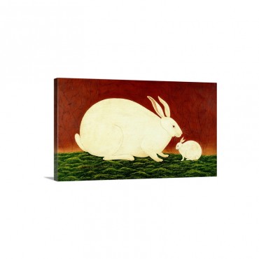 Mama Rabbit Wall Art - Canvas - Gallery Wrap