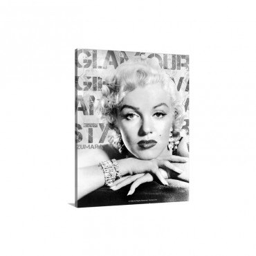 Marilyn Monroe Glamour Hands Wall Art - Canvas - Gallery Wrap
