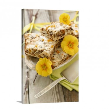 Mazurek With Nuts Figs And Raisins Wall Art - Canvas - Gallery Wrap