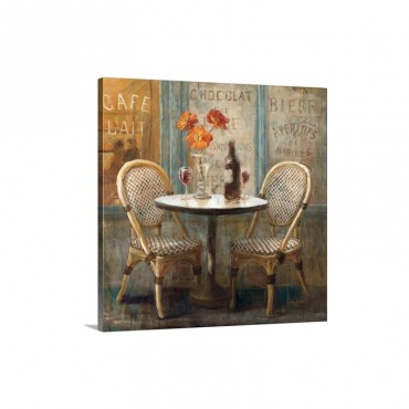 Meet Me At Le Cafe I Wall Art - Canvas - Gallery Wrap
