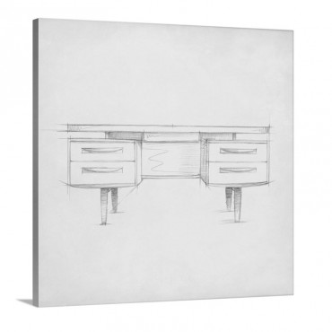 Mid Century Furniture Design V I Wall Art - Canvas - Gallery Wrap