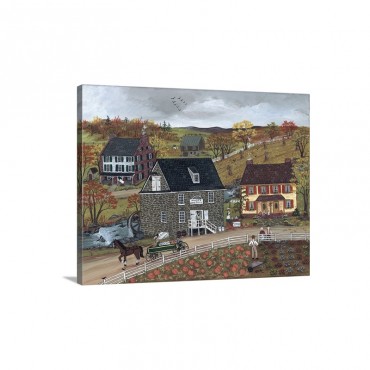 Millers Gristmill Wall Art - Canvas - Gallery Wrap