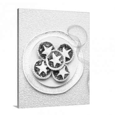 Mince Pies Dusted With Icing Sugar Wall Art - Canvas - Gallery Wrap