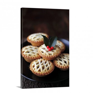 Mince Pies for Christmas Wall Art - Canvas - Gallery Wrap