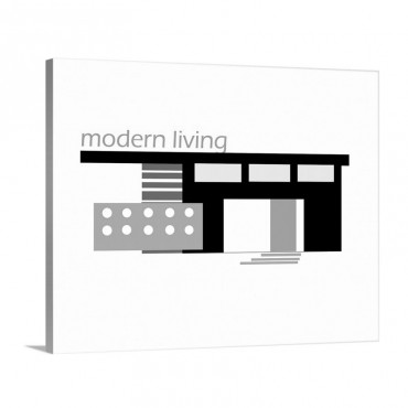 Modern Living Wall Art - Canvas -- Gallery Wrap