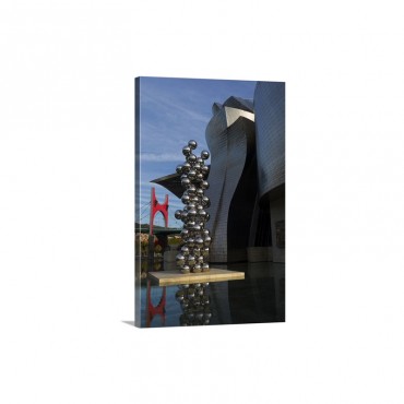 Modern Art At The Guggenheim Museum In Bilbao Wall Art - Canvas - Gallery Wrap