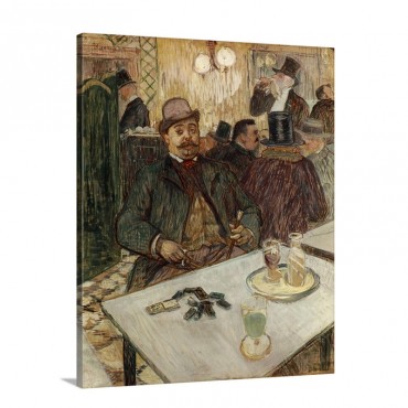 Monsieur Boileau In A Cafe 1893 Wall Art - Canvas - Gallery Wrap