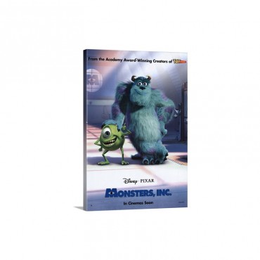 Monsters Inc 2001 Wall Art - Canvas - Gallery Wrap