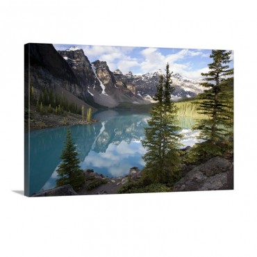 Moraine Lake In The Valley Of The Ten Peaks Banff National Park Alberta Canada Wall Art - Canvas - Gallery Wrap