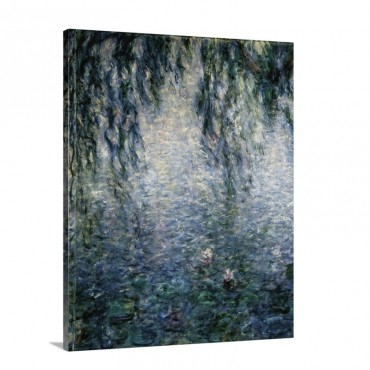 Morning With Weeping Willows Wall Art - Canvas - Gallery Wrap