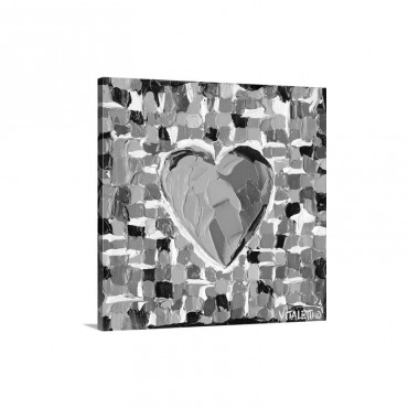 Mosaic Heart I Wall Art - Canvas - Gallery Wrap