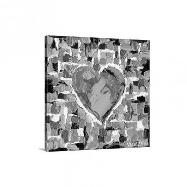 Mosaic Heart I I Wall Art - Canvas - Gallery Wrap