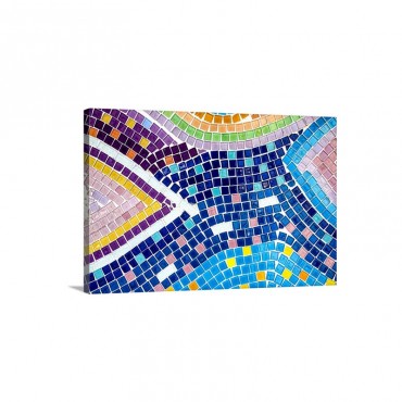 Mosaic Tiles Wall Art - Canvas - Gallery Wrap