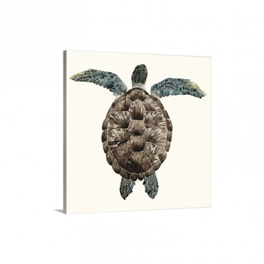Mosaic Turtle I Wall Art - Canvas - Gallery Wrap
