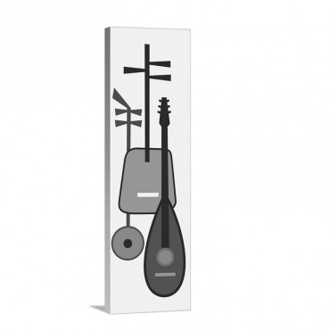 Musical Instruments 1 Wall Art - Canvas - Gallery Wrap