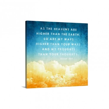 My Ways Are Higher Wall Art - Canvas - Gallery Wrap