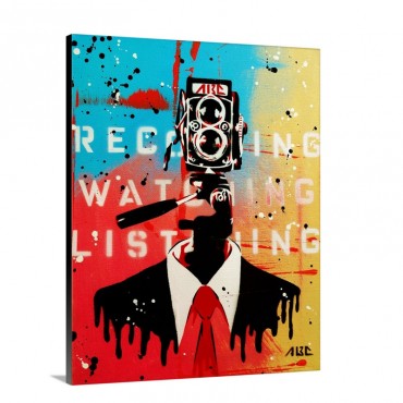 NSA Camera Man Wall Art - Canvas - Gallery Wrap