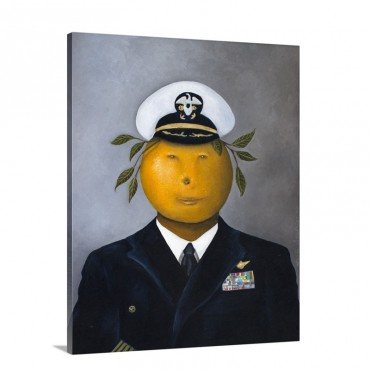 Naval Officer Wall Art - Canvas - Gallery Wrap