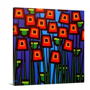Night Poppies Wall Art - Canvas - Gallery Wrap