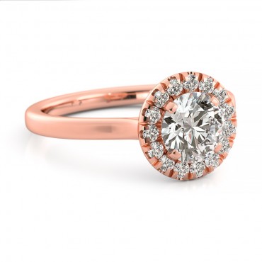 Nikky Diamond Ring - Rose Gold