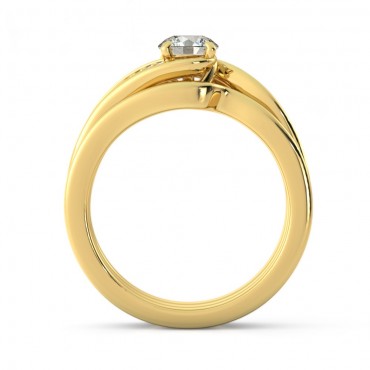 Nina Diamond Ring - Yellow Gold
