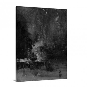 Nocturne In Black And Gold The Falling Rocket C 1875 Wall Art - Canvas - Gallery Wrap