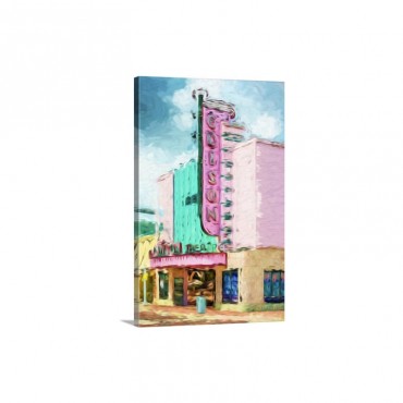 Old Theater Oil Painting Series Wall Art - Canvas - Gallery Wrap