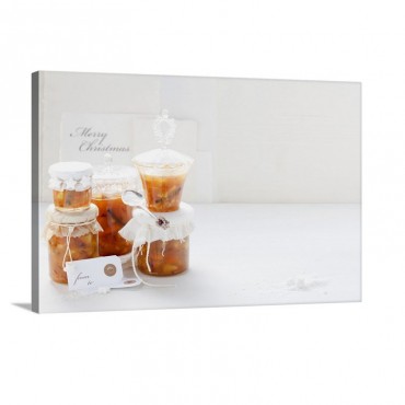 Orange Jam Flavoured With dates And Vanilla For Christmas Wall Art - Canvas - Gallery Wrap