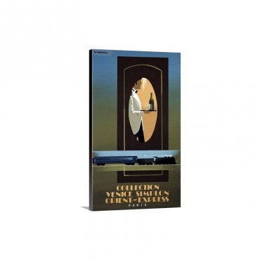 Orient Express Collection Vintage Poster By Pierre Fix Masseau Wall Art - Canvas - Gallery Wrap