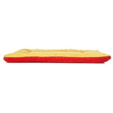 Eco-Paw Reversible Eco-Friendly Pet Bed - Orange/Red