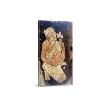 Painting Of A Buddhist Monk Wall Art - Canvas - Gallery Wrap
