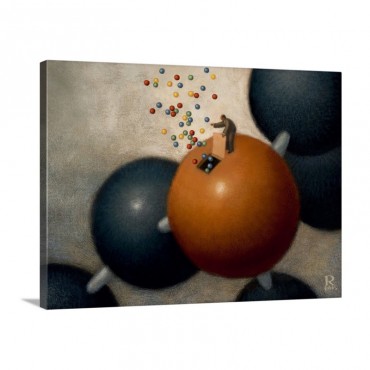 Particle Physics Wall Art - Canvas - Gallery Wrap
