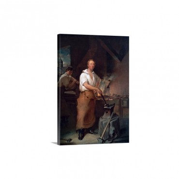 Pat Lyon At The Forge By John Neagle Wall Art - Canvas - Gallery Wrap