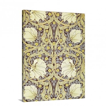Pimpernell Wallpaper Design By William Morris Wall Art - Canvas - Gallery Wrap