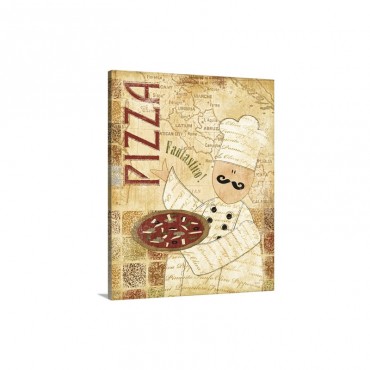 Pizza Wall Art - Canvas - Gallery Wrap