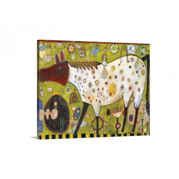 Pleasure Horse Wall Art - Canvas - Gallery Wrap