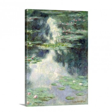 Pond With Water Lilies 1907 Wall Art - Canvas - Gallery Wrap