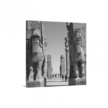 Porch Of Xerxes Persepolis Iran Middle East Wall Art - Canvas - Gallery Wrap
