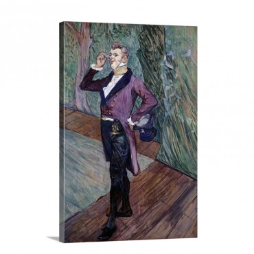 Portrait Of Henry Samary Of The Comedie Francaise By Henri De Toulouse Lautrec Wall Art - Canvas - Gallery Wrap