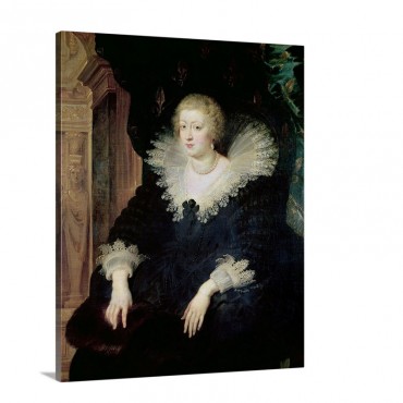 Portrait Of Anne Of Austria 1601 66 C 1622 Wall Art - Canvas - Gallery Wrap