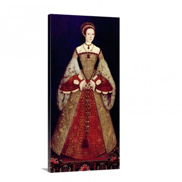 Portrait Of Catherine Parr 1545 Wall Art - Canvas - Gallery Wrap