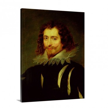 Portrait Of George Villiers 1592 1628 1st Duke Of Buckingham See Also Wall Art - Canvas - Gallery Wrap