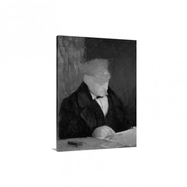 Portrait Of Hilaire Ren Degas Grandfather Of The Artist By Edgar Degas Ca 1850 1858 Wall Art - Canvas - Gallery Wrap