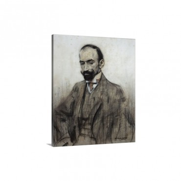 Portrait Of Jacinto Benavente Ca 1905 Wall Art - Canvas - Gallery Wrap