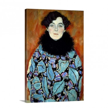 Portrait Of Johanna Staude By Gustav Klimt Wall Art - Canvas - Gallery Wrap
