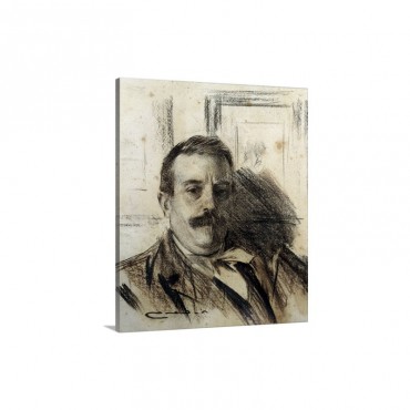 Portrait Of Raimon Casellas Ca 1900 Wall Art - Canvas - Gallery Wrap