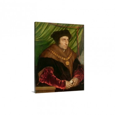 Portrait Of Sir Thomas More 1478 1535 Wall Art - Canvas - Gallery Wrap