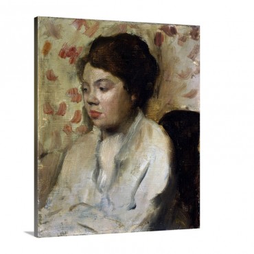 Portrait Of A Young Woman Wall Art - Canvas - Gallery Wrap
