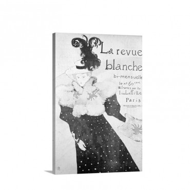 Poster Advertising La Revue Blanche 1895 Wall Art - Canvas - Gallery Wrap